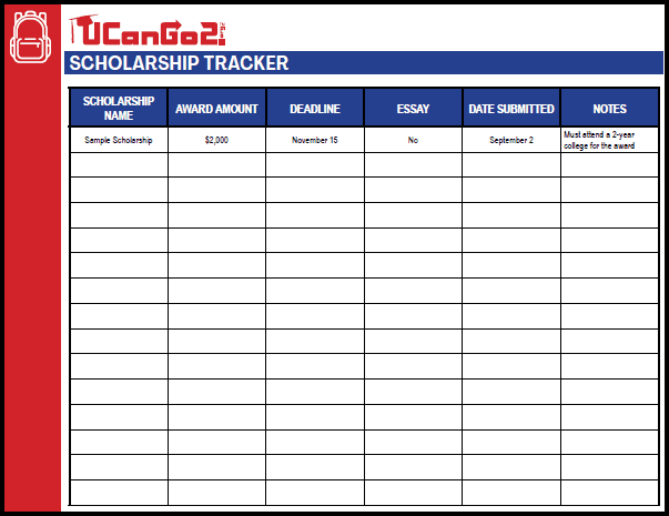 Image preview of Scholarship Tracker publication